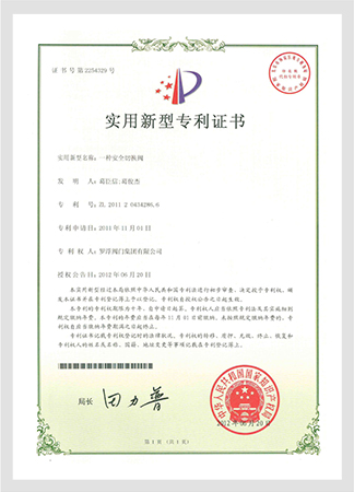 一种安全切换阀