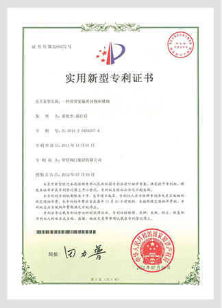 一种带骨架氟蝶阀